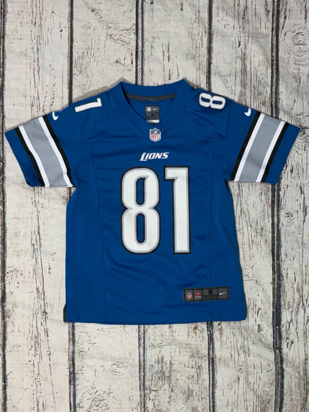 Calvin Johnson Detroit Lions NFL Football Boys Kids Youth Jersey